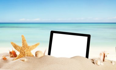 Yaz plaj kum tablet ile