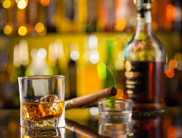 Nápoj s whisky — Stock fotografie