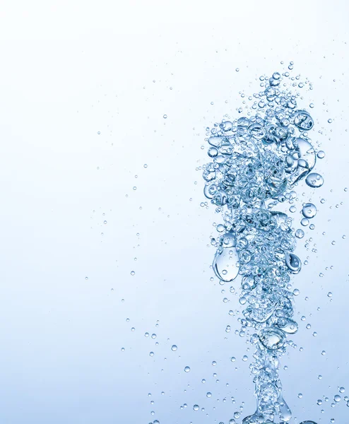 水の中の泡の抽象的な形 — ストック写真