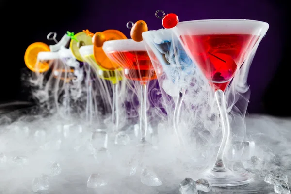 Martini bebe con efecto ahumado —  Fotos de Stock