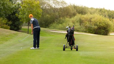 Golf oyuncu kulübü ile