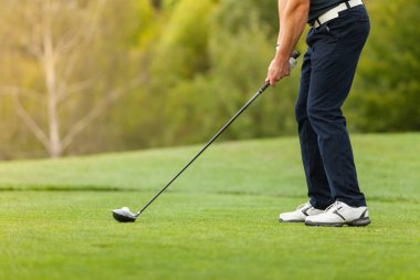 Golf oyuncu kulübü ile