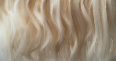 Sarışın saçların pürüzsüz, zarif dalgalar halinde akarak doğal kıvrımlar ve hareketler oluşturduğu ultra yavaş çekim. 1000 fps 'de yakalanan, ince dokuyu, parlaklığı ve akışkan sinematik hareketi gözler önüne seren.