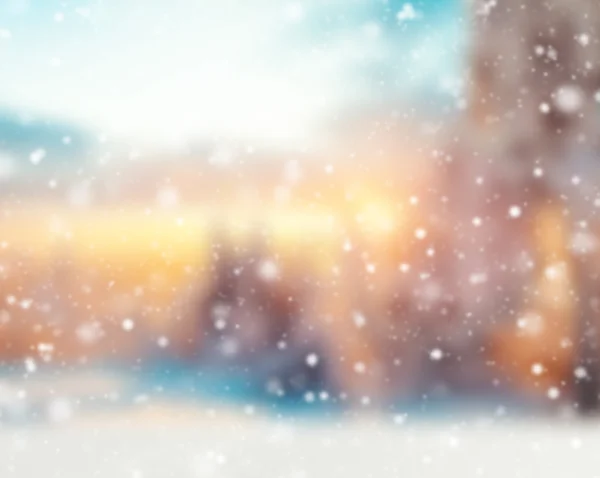 Abstract blur winter background — Stock Photo, Image