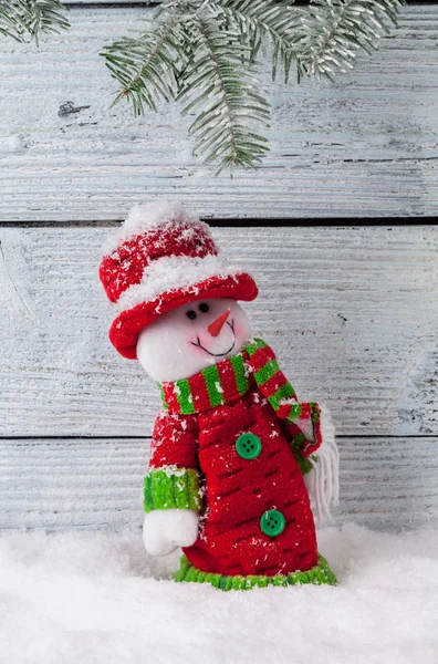 Weihnachten Stillleben Dekoration mit Holz Hintergrund — Stockfoto