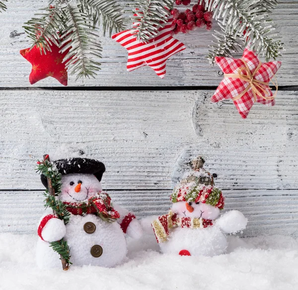 Natale natura morta decorazione con sfondo in legno — Foto Stock