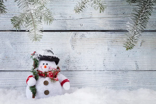 Christmas snowman decoration — Stock Photo, Image