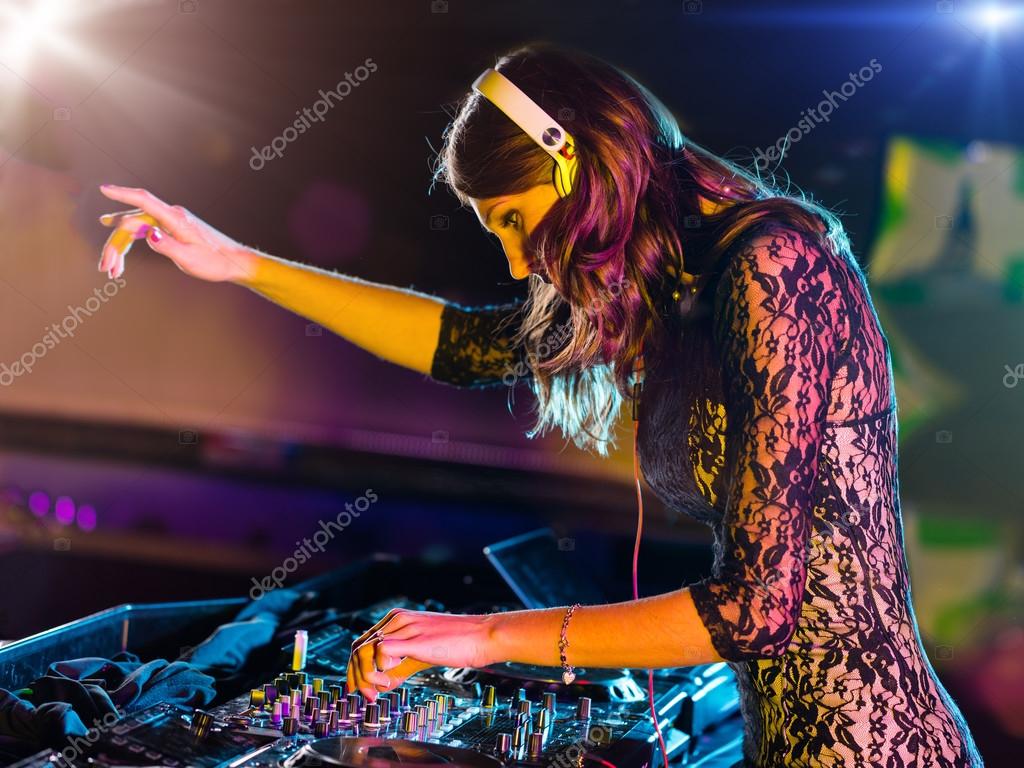 Female Dj Stock Photos and Images - 123RF