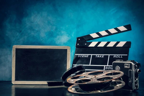 Retro-Filmproduktionszubehör Stillleben — Stockfoto