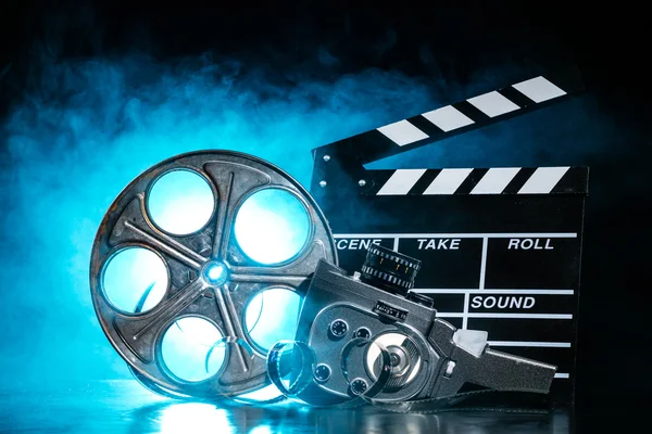 Retro-Filmproduktionszubehör Stillleben — Stockfoto