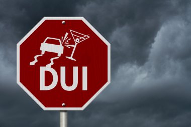 İçme ve yol işaret sürüş durdurmak