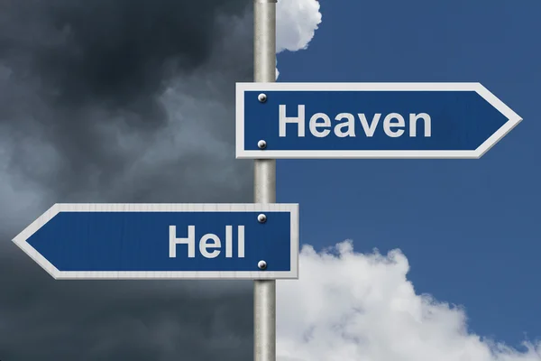 Небо або в пекло — стокове фото
