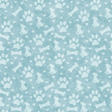 Yeşil köpek döşeme deseni tekrar arka plan