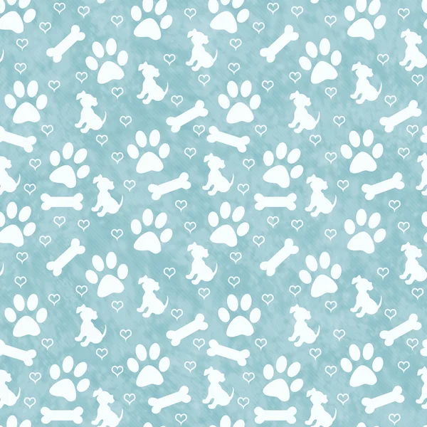 Verde perrito patrón de azulejo repetir fondo — Foto de Stock