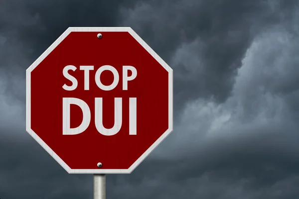 DUI Stop Road Sign