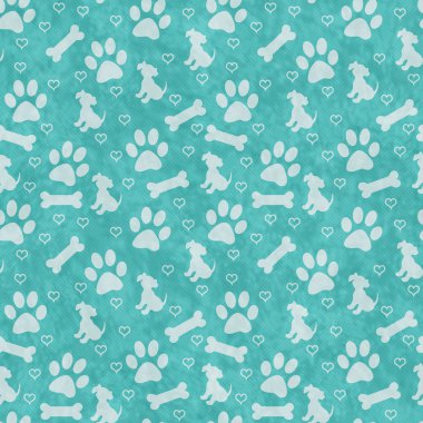 Deniz mavisi ve gri köpek döşeme deseni tekrar arka plan