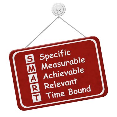 Writing your SMART Goals clipart