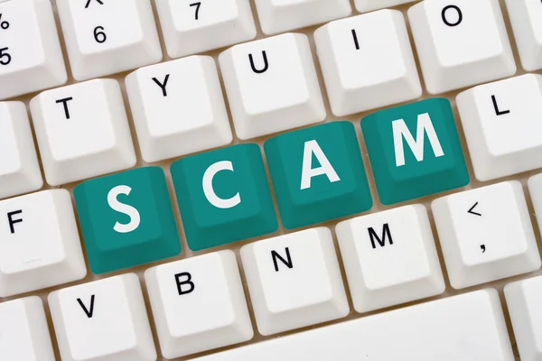 Internet Scams Alerts — Stock Photo, Image