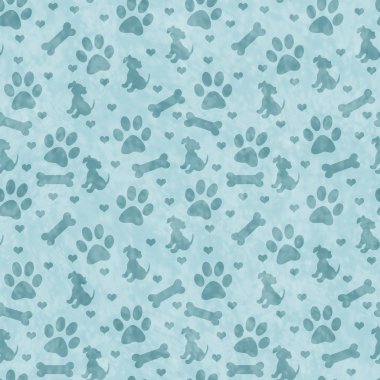 Yeşil köpek döşeme deseni tekrar arka plan