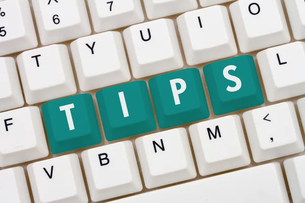 Tipps online holen — Stockfoto