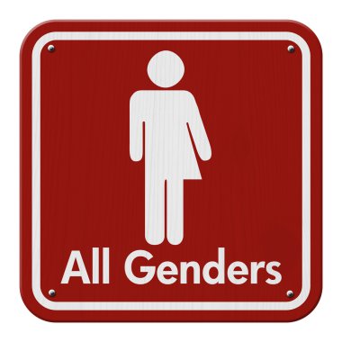 Kırmızı transseksüel işaret