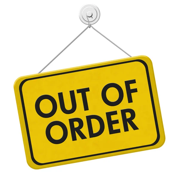 Out of Order Sign — Stock Photo, Image