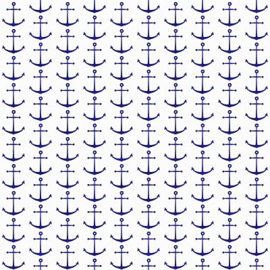 Lacivert ve beyaz deniz çapa tekrar arka plan