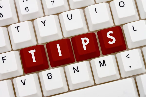 Tipps online holen — Stockfoto