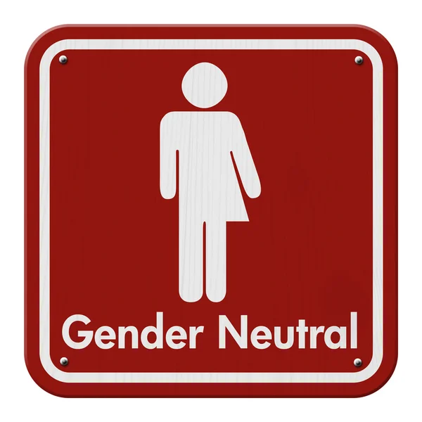 Rotes Transgender-Zeichen — Stockfoto