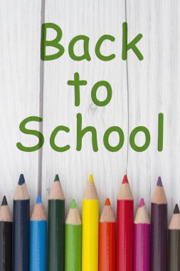 Back to School metinle kalem boya kalemleri