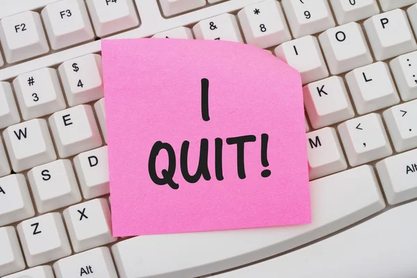 I Quit my Job — Stock Photo, Image