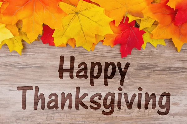 Happy Thanksgiving groet — Stockfoto