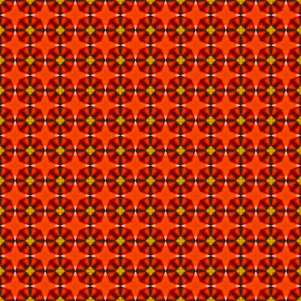 Arancione Mosaico Geometrico Dettagliato Senza Soluzione Continuità Ripetere Texture Sfondo — Foto Stock