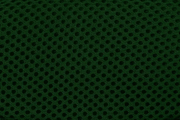 Tessuto Verde Tessuto Strutturato Sfondo Materiale Con Spazio Copia Messaggio — Foto Stock