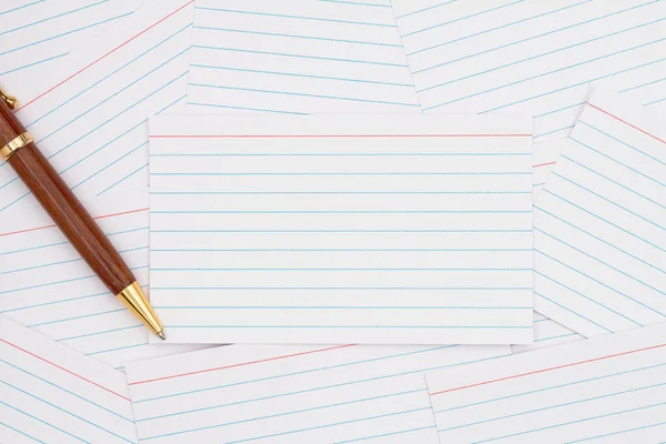 Ofisiniz Eğitim Mesajınız Için Kalem Arkaplan Içeren Beyaz Kağıt Indeks Telifsiz Stok Imajlar