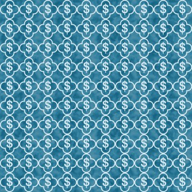 Resimlerde mavi dolar işaretleri ve dört katlı folyo çizgileri pürüzsüz olan ve tekrar eden materyal desenleri dokuyor.