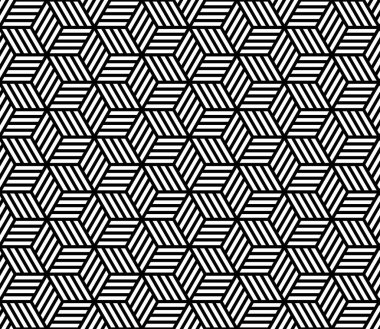 Çizgi desenli arka planı pürüzsüz ve tekrar eden siyah ve beyaz çizimler