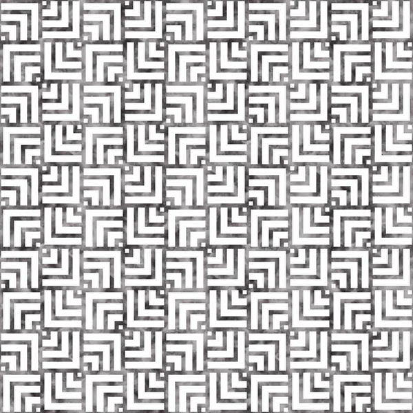 Illustration Black White Overlapping Squares Pattern Background Seamless Repeats — Stock Photo, Image