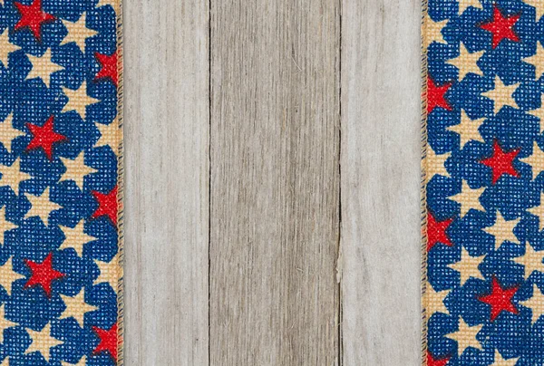 Retro American Patriotic Background Grunge Usa Stars Banner Weathered Wood — Zdjęcie stockowe