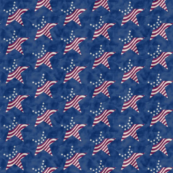 Ilustrace Červená Bílá Modrá Usa Vlajka Hvězdy Vzor Pozadí Které — Stock fotografie