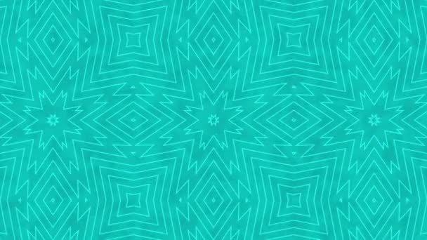 Amination Teal Lines Background Different Designs Repeats Loops Seamless — Stock Video