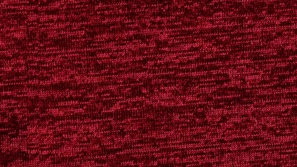 Amination Tissu Texturé Rouge Noir Fond Qui Répète Boucle Sans Séquence Vidéo