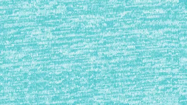 Aminação Teal Branco Texturizado Tecido Malha Fundo Que Repete Loops — Vídeo de Stock