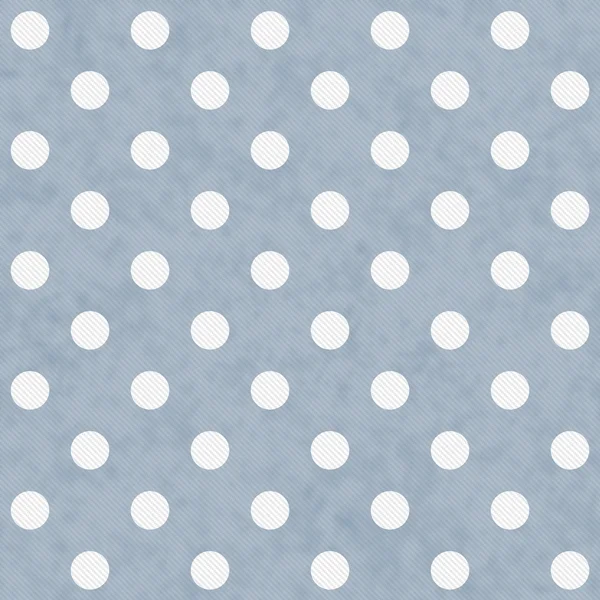 파란색과 흰색 큰 땡 땡이 패턴 반복 배경 — 스톡 사진