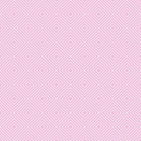 Pink and White Diamonds Tiles Pattern Repeat Background — Stock Photo, Image