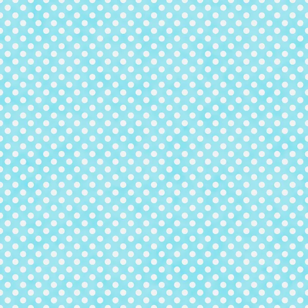 Bright Teal and White Small Polka Dots Pattern Repeat Background — Stock Photo, Image