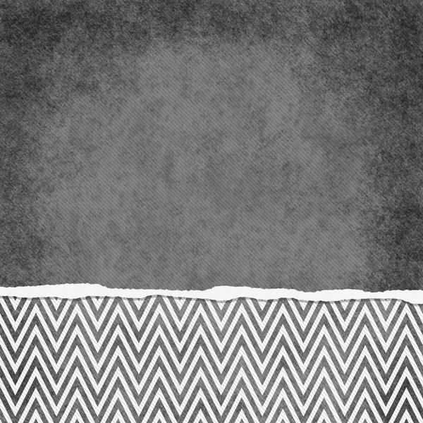 Gris carré et blanc Zigzag Chevron déchiré Grunge texturé Backgr — Photo