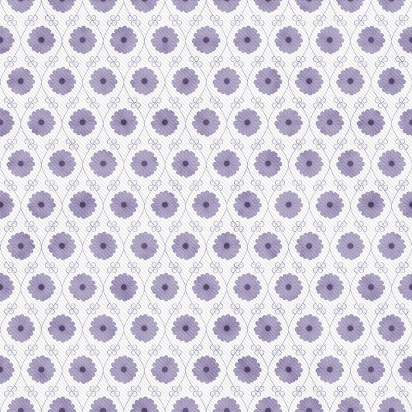 보라색과 흰색 꽃 반복 패턴 배경 — 스톡 사진