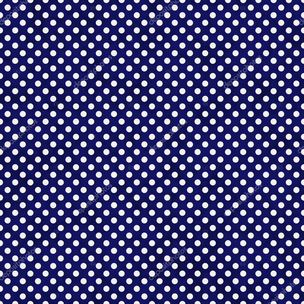 Navy Blue and White Small Polka Dots Pattern Repeat Background