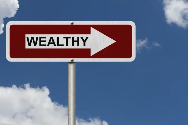 The way to being wealthy — Stock Photo, Image